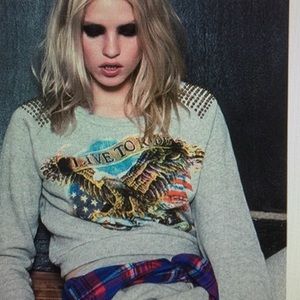 BNWT/ Spell&the Gypsy Ride to Love Crop Sweatshirt
